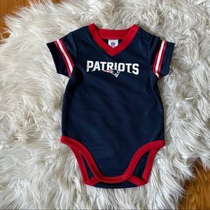 NFL Patriots Football Baby Jersey Onesie NWOT